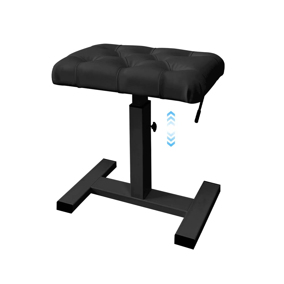 lumizone Height Adjustable Keyboard Bench Hydraulic Lifting Tufted