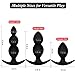 Butt Plug Anal Plug Set for Anal Sex, PALOQUETH Silicone Anal Plug Toy Kit Anal Beads for Comfortable Long-Term Wear 3 Small Butt Plugs