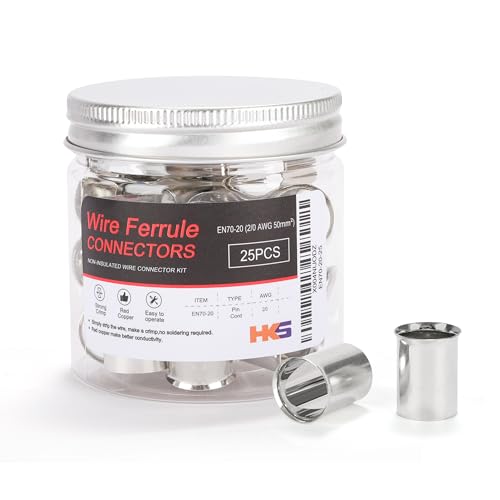 Terminales de cobre EN70-20 HKS casquillos de alambre AWG2/0 de alta conductividad para cables