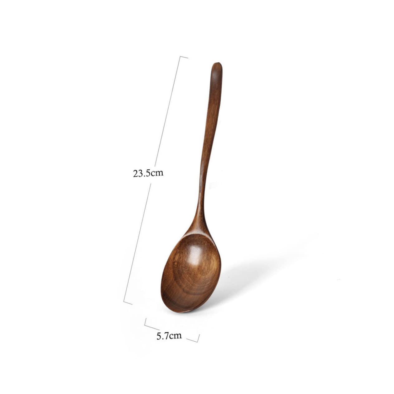 BRIGHTFUFU 1pc Japanese Wooden Serving Spoon Kitchen Ladle for Rice and Soup Smooth Finish Natural Material for Home and Restaurant Use Kitchen Supplies
