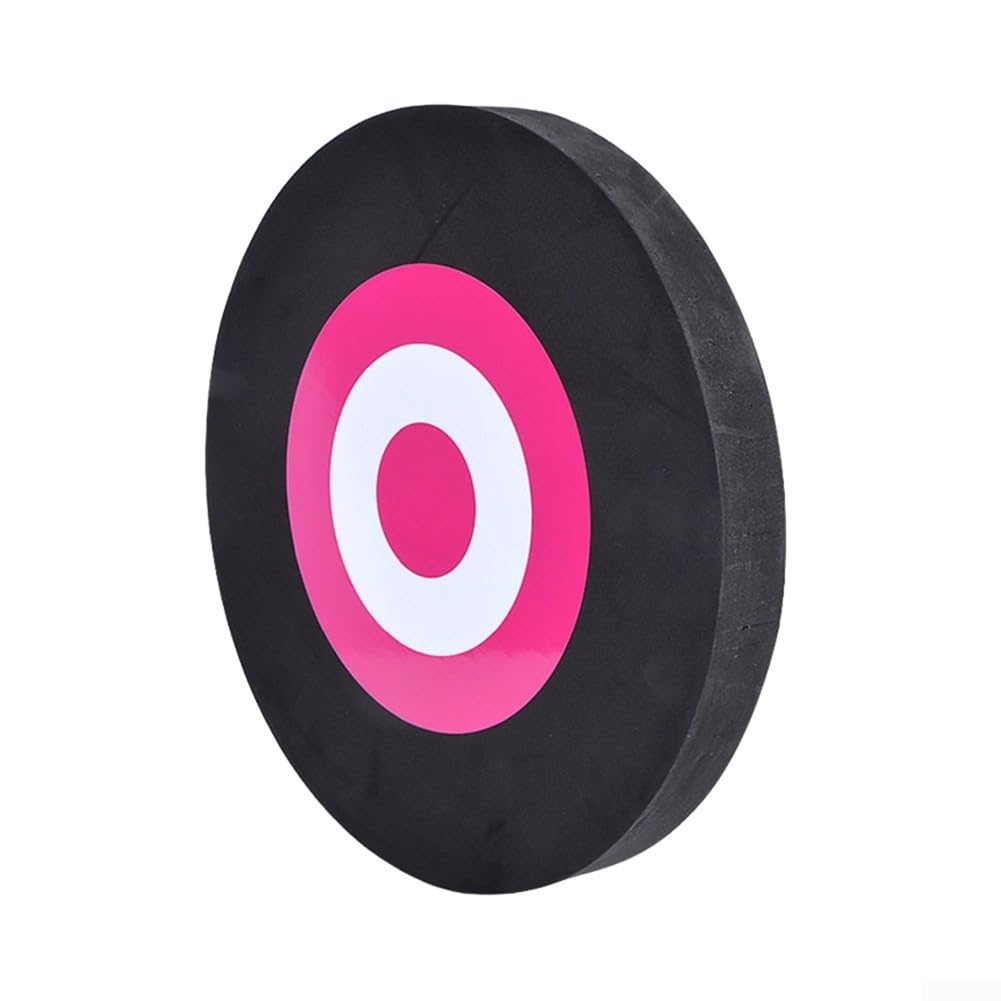 Portable for Target for Outdoor and Indoor Bow Practice, EVA Foam Arrow Target with High Visibility Circles, Lightweight Compact for Target (Black powder target)