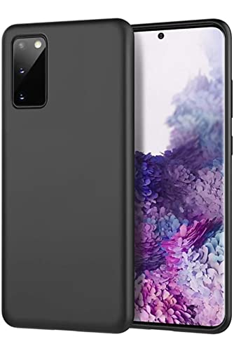 Image of Mobile Back Cover Case for Samsung Galaxy S20 Plus (Silicone Case|CameraProtection|Black SC1510)