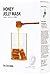 SKEDERM Honey Jelly Face Mask Sheet with Royal Jelly Hyaluronic Acid Cica Extract Enriched Serum for Nourishing and Moisturizing, Pack of 10