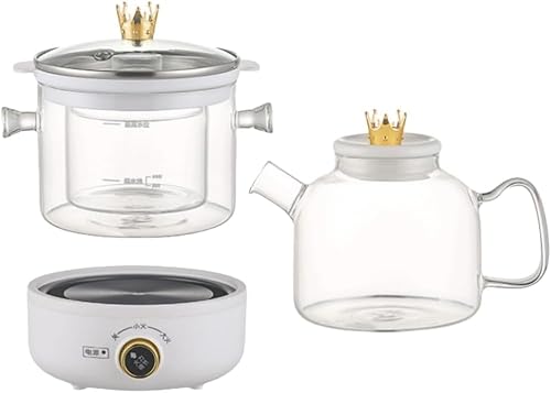 電気ケトル ガラス ケトル 保温機能付き 予約 1.5L 湯沸かしケトル お茶/BBおかゆ/スープ/シチュー/自動保温6H/コーヒー/粉ミルク/お湯/インスタントラーメン 電子ケトル 耐熱ガラス (1.5L,スマートモデル/急須) (手動モデル/ティーポッ