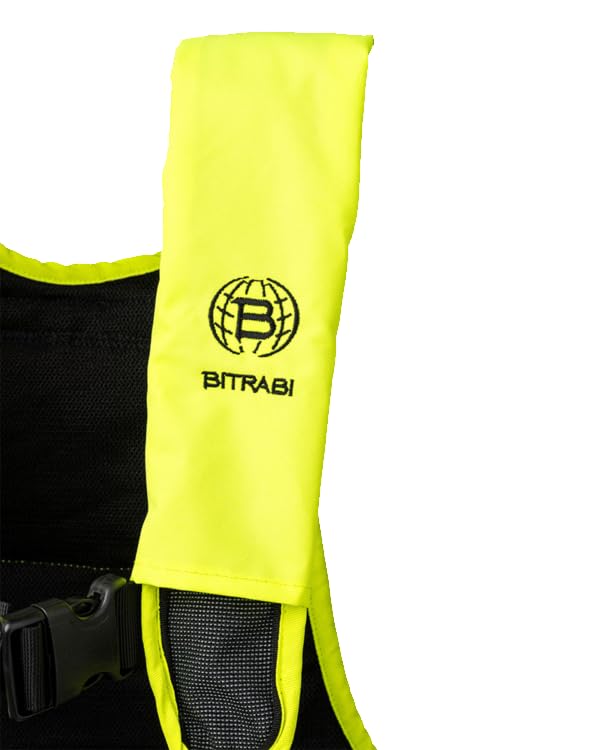 Zaino trisacca Gilet da Caccia Trio PRO, Fuzione Gilet, Zaino e Trisacca, Tasche Capienti e Multifunzionali, Verde e Giallo Fluo