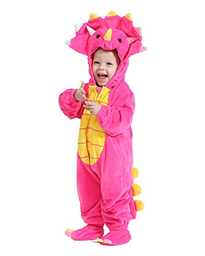 Disfraz enterizo de dinosaurio para bebé y niños pequeños miniatura 2