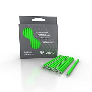 velota Fiets Spaak Reflector [36 Stuks] – 360° Zichtbaarheid – Reflecterend in het Donker – Reflectorset in de Kleur…