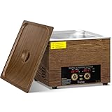 Frstem 15L Professional Ultrasonic Cleaner, 4 gal Industrial Auto Cleaning Machine with Degas and Gentle Mode, 40kHz Stainless Steel Ultrasonic Cleaner for Jewelry Watches Machine Parts Auto Tools