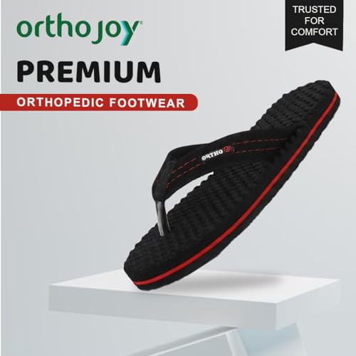 Image of ORTHO JOY House Slipper for Women's Care | Orthopaedic | Diabetic | Acupressure | Comfortable | MCR | Flip Flop Ladies and Girl's Home for Daily Use