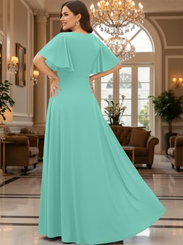 Image of KOH KOH Womens Long Elegant Bridesmaid Evening Cocktail Modest Maxi Dress