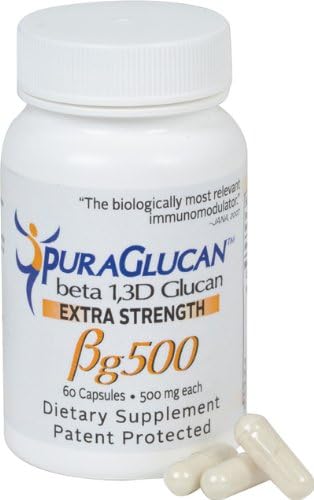 Beta Glucan 1,3D 500 Mg 60 Capsules Glucan #300