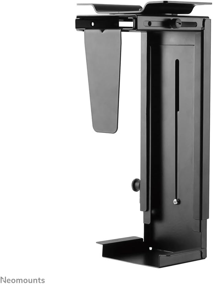 Newstar NM-CPU100BLACK Swivel Under Desk & On-Wall PC Mount (Suitable PC Dimensions - Height: 30-53 cm/Width: 9-20 cm) - Black