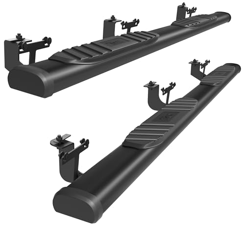 Estribos laterales TAC aluminio negro 5 pulg Jeep JK