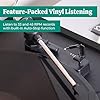 Electrohome Montrose Vinyl Record Player 2-Speed Belt-Drive Turntable, with Audio-Technica Stylus, Speed Control Motor, Built-in Preamp, Wood Plinth, Anti-resonant Platter, Auto-Stop (RR35B) #4