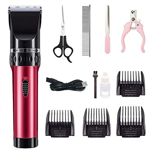 ZHENZQ Low Noise Cat Cats Grooming Dog Electric Pet Dog Hair Trimmer Pet Supplies