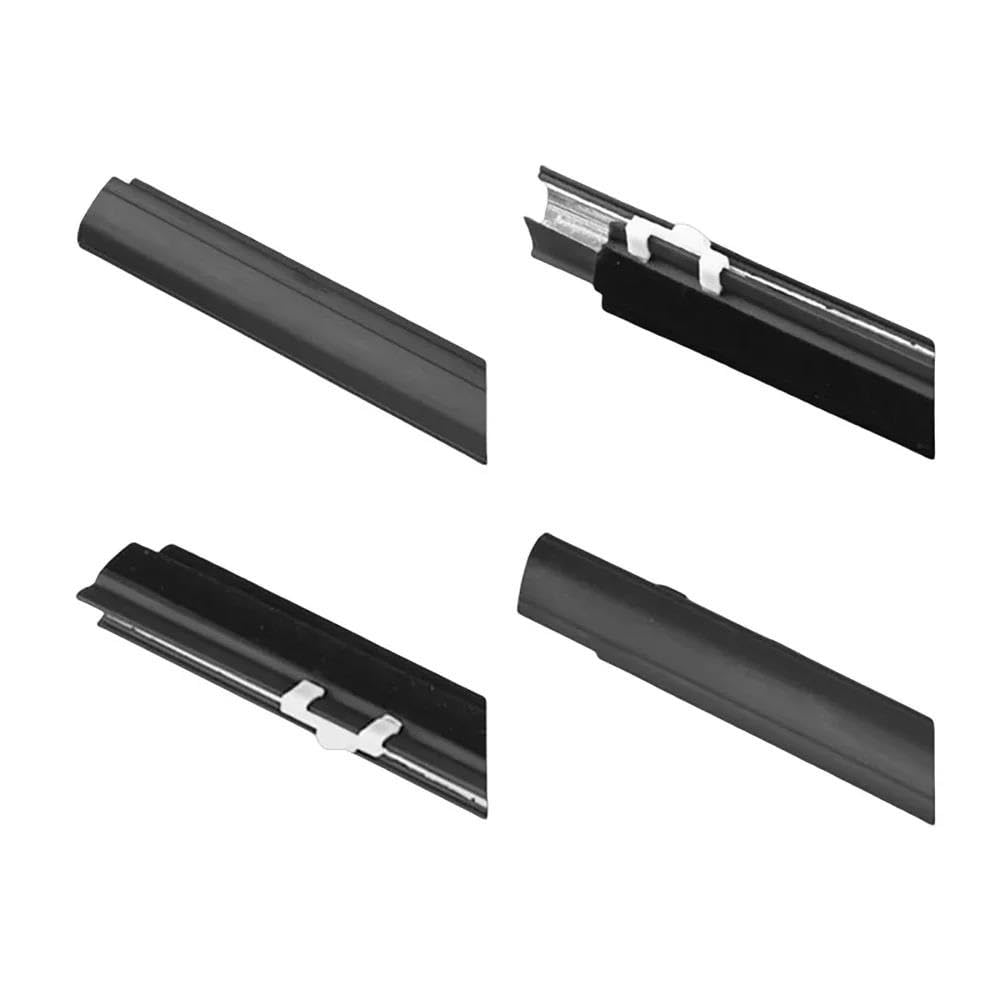 2 Piezas para Civic 1991-1995 Burlete de Ventana Cinta de Sellado Impermeable para Ventanas de Puertas Tiras de embellecedor de Vidrio 72410-SR3-003