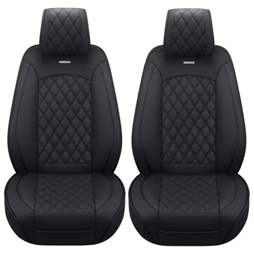 Aierxuan Car Seat Covers Front Set with Waterproof Leather Automotive Vehicle Cushion Cover for Cars SUV Pickup Truck Fit for 2009 to 2025 Ford F150 Carhartt and 2017 to 2025 F250 F350 F450
