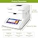 Industrial Halogen Moisture Analyzer, Lab Moisture Balance with Touch Screen, 0.001g Precision, 0.01% Readability, 120g Capacity for Food Testing & Quality Control