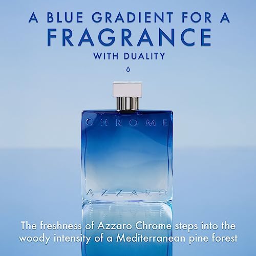 Azzaro QOG-AZZ-50311 Chrome Eau De Parfum - Fresh Aquatic Mens Cologne - Fougère, Aromatic & Woody Fragrance - Citrus Notes - Lasting Wear - Classic Clean Scent - Luxury Perfumes thumb #4