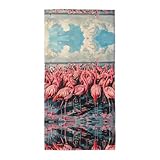 Design unique : ces essuie-mains à imprimé flamant rose pour salle de bain rendront certainement votre maison plus belle et unique Design simple et élégant qui peut correspondre à n'importe quel thème et couleur, pour mieux embellir votre cuisine, chambre, salle de bain, salon et bureau. Le beau motif joue un bon rôle dans l'assortiment et la décoration