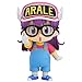 ZEwe Animado Q Character Arale Modelo de Juguete muñeca