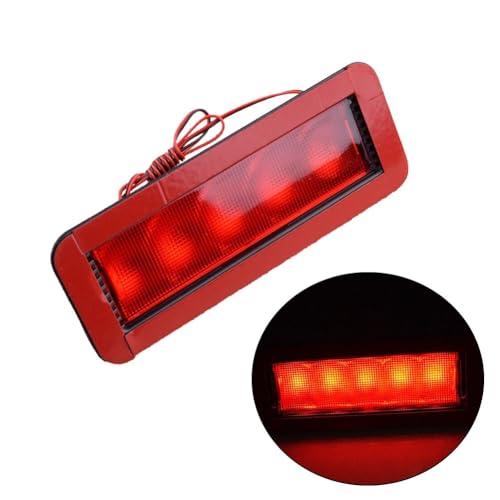 Feux de freinage universels auto avec lampe 5 LED pour montage eleve