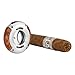 XIKAR XO Double Guillotine Cigar Cutter, Redwood – Dual Stainless Steel Blades, 64 Ring Gauge, Round Aluminum Body, Precision Cigar Cutting, Spring-Loaded Release, Premium Cutter for Cigar Aficionados