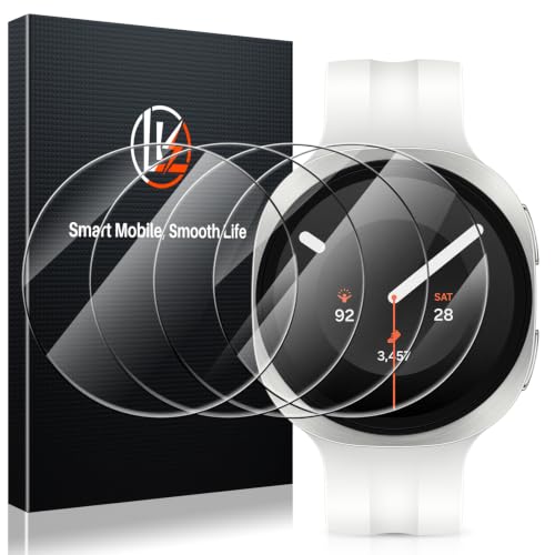 Image of LK 4Pack for Samsung Galaxy Watch 8 / Galaxy Watch 9 40mm Screen Protector | [Max Coverage] Top 9H Tempered Glass Perfectly Fit for Galaxy Watch 8 / 9 Screen Protector 40mm, HD Ultra-thin Easy Install