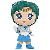 Funko Sailor Mercury [Posed] (Specialty Series Exclusive): Sailor Moon x Mystery Minis Mini Vinyl Figure & 1 Mystery Minis Compatible PET Plastic Graphical Protector Bundle [21930 - B]