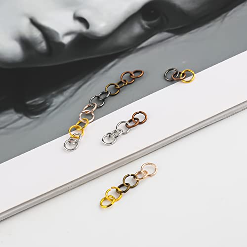 KINBOM 1400 Pcs Jump Rings for Jewelry Making 1 Box 7 Colors 5mm Jewelry Connection Ring Small Open Jump Rings for Jewelry Making Accessories - Image 4