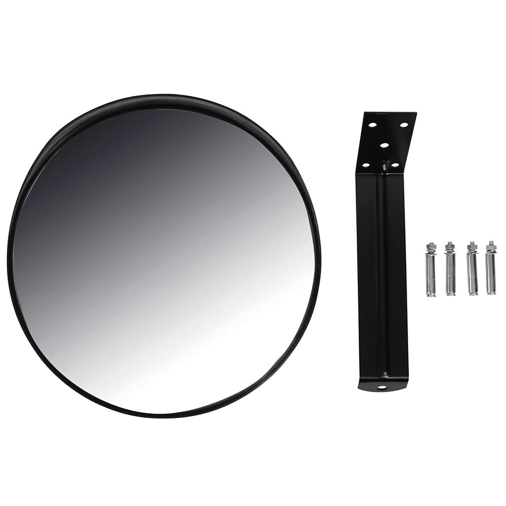 Turbocar - Miroir de sécurité Convexe Voiture - Diamètre: 30 cm - Livré avec Fixations et visserie - Permet de Voir Autour de l'angle Mort - Installation et réglage Facile - Pratique et Efficace