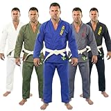 POZTEV Brazilian Jiu Jitsu Gi for Men & Women BJJ Gi Grappling Kimonos Preshrunk Lightweight Fabric Martial Arts Uniform
