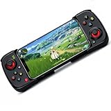 Gamepad para Celular - Controle Sem Fio Bluetooth - Compatível com Android e iOS - Recarregável via USB - Joystick Ergonômico - Suporte para Smartphone Integrado - BE PLACE (Preto)