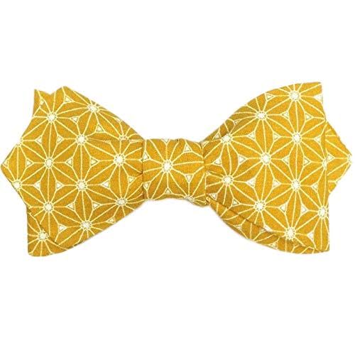 Noeud papillon jaune moutarde pour mariage et grand événement champêtre
