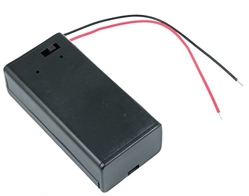 PP3 9V Enclosed Battery Holder Box with Switch