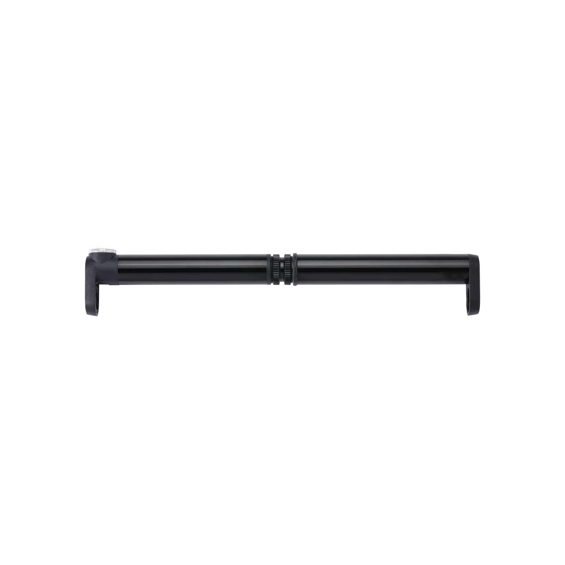 BBB Cycling Pompe À Vélo Mini Pompe Haute Pression 116Psi 120 Mm Pompe 35 CC pour Valve Presta French Pompe Tubeless Compatible Doubleshot Mini BMP-102, Noir