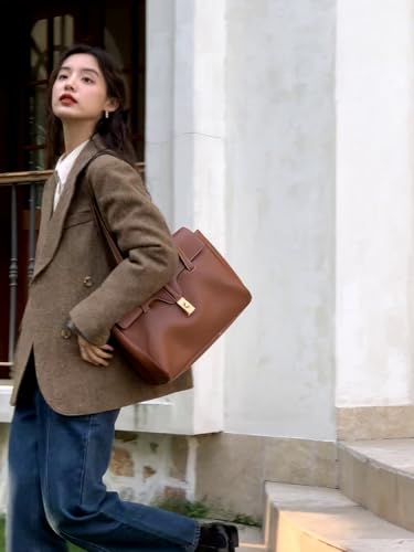 Womens Blazer Business Casual Suit Herringbone Tweed Blazers Padded Shoulder Long Sleeve Blazer Dressy Full Lining3