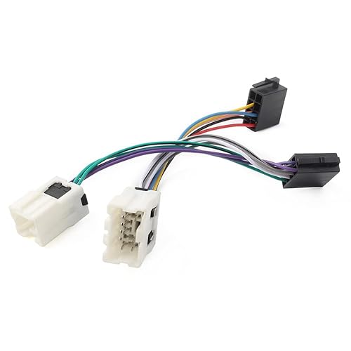 Miniatura 6 de GZYF Arnés de cableado ISO Adaptador de telar de cable de plomo, arnés de cableado estéreo ISO cobre estañado para Nissan 300ZX, 350Z, Maxima,