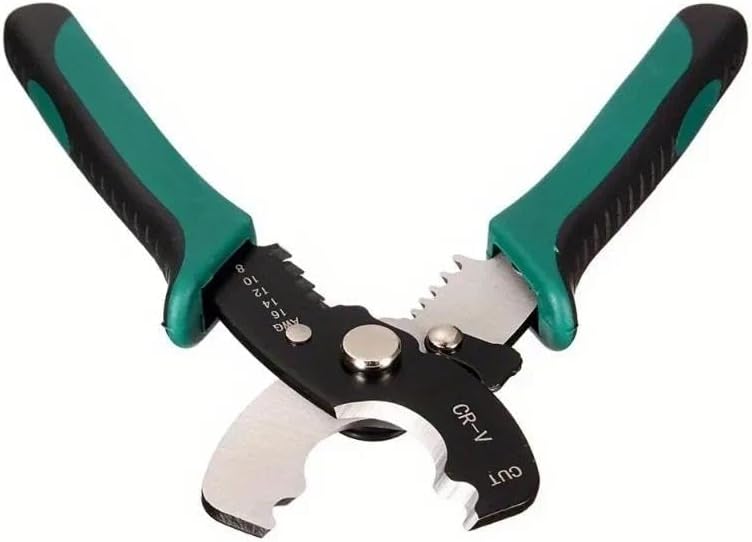 1Pc 8 Inch Wire Stripper Cable Cutting Scissor Stripping Pliers Cutter 1.6-4.0mm Hand Tools Ferramentas Herramientas HT2177
