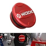 NICECNC Red Push On Cover Cap Swingarm Pivot Bolt Frame Nut Compatible with Yamaha Raptor 700 2006-2017 2018 2019 2020 2021 2022 2023, 700R 2006-2017 2018 2019 2020 2021 2022 2023, YFM700 YFM700R