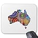Produktbild Mauspad mit seidenweicher Textiloberflche - Mouse Pad Paradise (antistatische Wirkung - perfekte Gleiteigenschaft PC / Computer Mousepad)-aussie kingdom