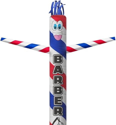 Miniatura 2 de Barbería 20 pies de alto tubo inflable hombre aire powered bailando títere tipo para publicidad al aire libre, bailarina de reemplazo solamente