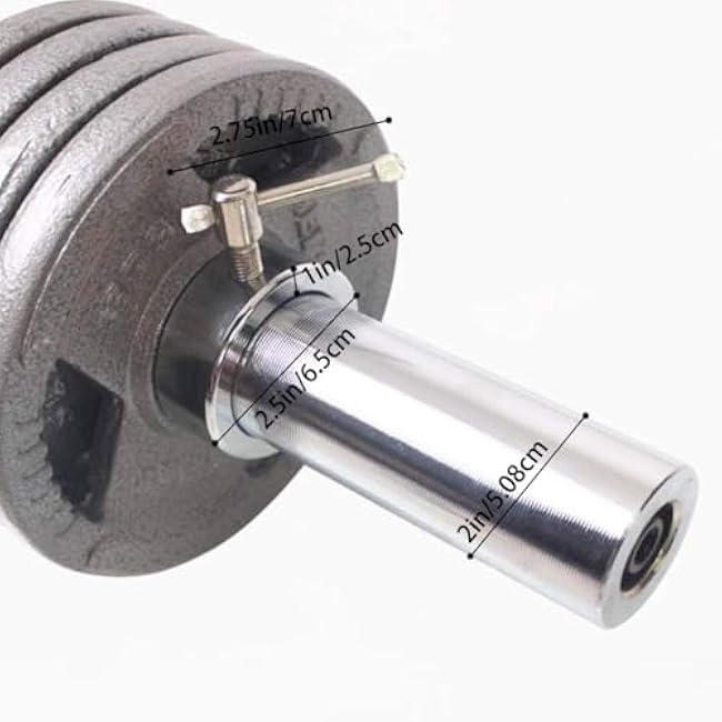 Olympic Barbell Collar for 2 Olympic Bar, Barbell Clamp Clips, Pair of Quick Release Stainless Steel Collars for Workout Weightlifting Fitness Pro Training