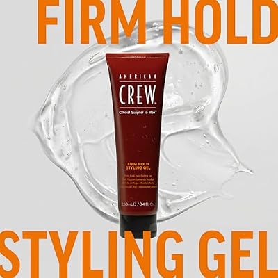 American Crew Men's Hair Styling Gel, Firm Hold, Non-Flaking, 3.3 fl oz