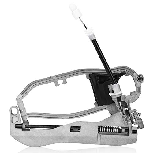 Door Handle Compatible for BMW X5, YITAMOTOR Front Driver Side Door Handle Carrier Assembly Replacement for 2000-2006 BMW X5 (Replaces: 51218243615)