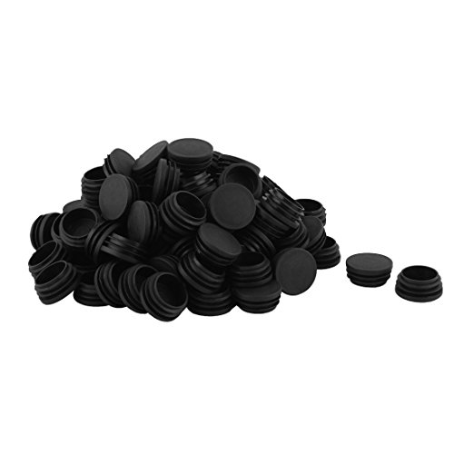 Ruilogod Plancha de plástico en forma de mesa de mesa de mesa de mesa de mesa a prueba de polvo a prueba de polvo 100 piezas negras
