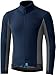 Produktbild SHIMANO Thermo Langarm Trikot Herren Navy Größe M 2020 Radtrikot langärmlig