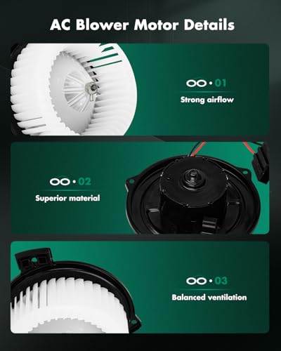 Image of SCITOO HVAC Heater Blower Motor Fit For Audi,For Volkswagen Models - For A3,For A3 Quattro,For A3 Sportback e-tron,For TT RS Quattro,For TTS Quattro Replacement For # 700341 Blower Fan
