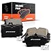 A-Premium Front & Rear Ceramic Disc Brake Pads Set Compatible with Select Mercedes-Benz Models - W203 C230 2002-2007, W203 C240 2001-2005, R171 SLK280/SLK300, R172 SLK30, with Hardware, 8 Pcs