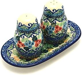 Polish Pottery Salt & Pepper Set - Unikat Signature U4600